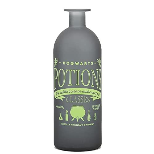Halbmond Bucht | Harry Potter Potions Blumenvase | Glasvasen für Blumen | Harry Potter Room Decor & Harry Potter Dekor | Graue Vase für Blumen | Harry Potter Geschenke für Mädchen | Harry Potter Merch von Harry Potter