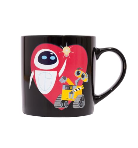 Half Moon Bay Wall-E Wärmewechsel-Tasse, Kaffeetassen und Kaffeetassen, Teetasse und Neuheitstasse, Disney-Geschenke und Disney-Geschenke für Frauen, Disney-Geschenke für Frauen und Erwachsene, von Half Moon Bay