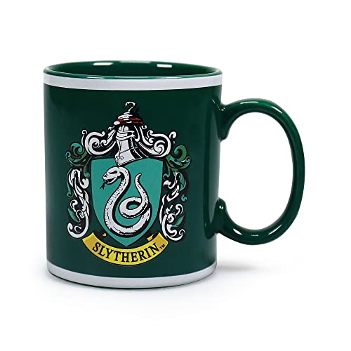 Half Moon Bay Tasse Harry Potter Slytherin Schild - Harry Potter Fanartikel - Kaffeetasse mit offizieller Lizenz von Half Moon Bay