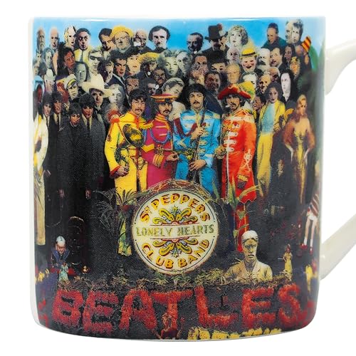 Half Moon Bay The Beatles SGT. Pepper Kaffeetasse, Teetasse & Papa-Tasse, Beatles-Geschenke und die Beatles-Geschenke für Männer, Beatles-Teetassen, originelle Tasse, Vater- und von Half Moon Bay