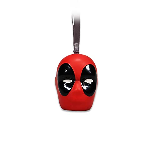 Half Moon Bay Weihnachstsbaumschmuck - Weihnachstsschmuck - Marvel Weihnachtsdekoration - Deadpool Weihnachtsanhänger - Geschenkanhänger Weihnachten - Marvel Fanartikel von Half Moon Bay