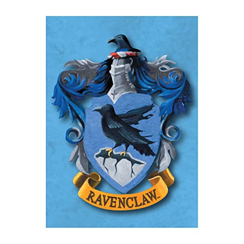 Harry Potter Metal Magnet Ravenclaw Crest Adler Blue Wizard Magic Fridge von Half Moon Bay