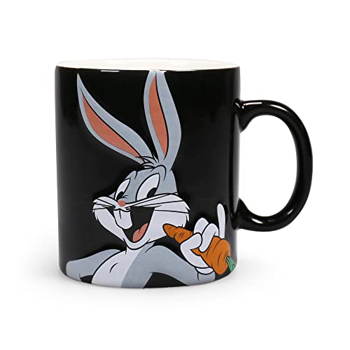 Looney Tunes – Everyday Mugs – Looney Tunes Bugs Bunny geprägte Tasse in Box - Kafeetasse von Half Moon Bay