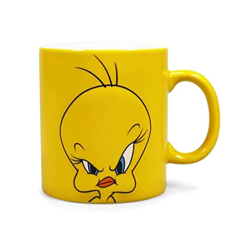 Looney Tunes – Everyday Mugs – Looney Tunes Tweety Pie geprägte Tasse in Box von Half Moon Bay