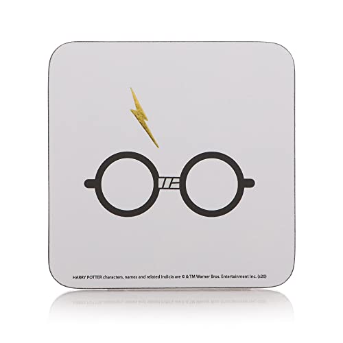 Original Harry Potter Gläser Lightning Bolt Narben Single Untersetzer Getränkeuntersetzer von Half Moon Bay