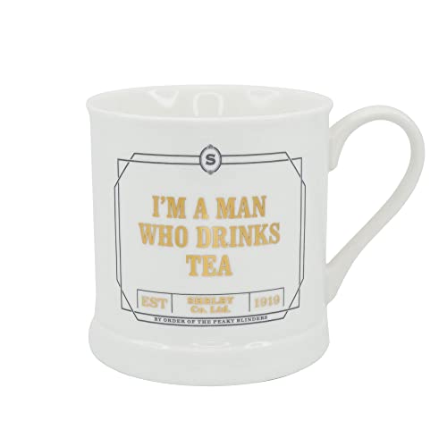 Peaky Blinders – Everyday Mugs – Peaky Blinder Vintage Tasse – I'm a Man Who Drinks Tee von Half Moon Bay