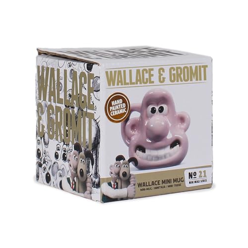 Half Moon Bay Wallace & Gromit Mini-Becher zum Sammeln, Wallace & Gromit von Half Moon Bay