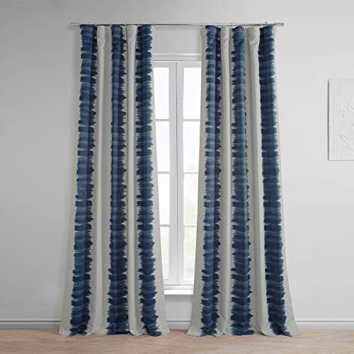 halben Preis Drapes boch-kc101 a-84 Verdunkelungsvorhang, Flambe Blue, 50 x 96 von HPD Half Price Drapes