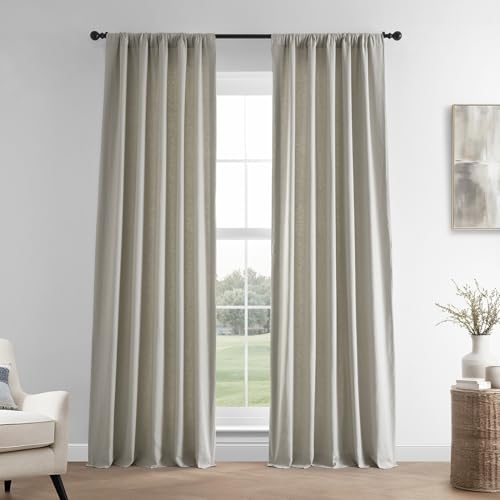 halben Preis Drapes ln-xs1702 Französischer Leinen, Vorhang, 50 x 108, Fresh Khaki von HPD Half Price Drapes