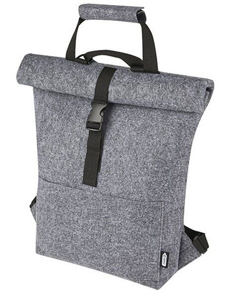 Halfar Recycelter Bike BackPack Rolltop Kurierrucksack Polyesterfilz von Halfar
