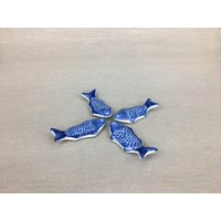 4Er Set Blaue Karpfenstockablage von Halfearcat