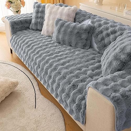 Hallelujah Couch überwurf,Plüsch Superweich Sofaüberwurf rutschfest Sofabezug Sofaüberwurf Verdicktes Lustige Fuzzy Sofa Abdeckung, Anti Rutsch Samt Sofa Kissenbezüge von Hallelujah