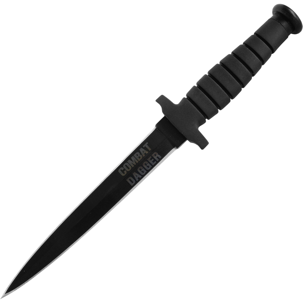 Combat Dagger schwarzer Dolch Stiefelmesser von Haller