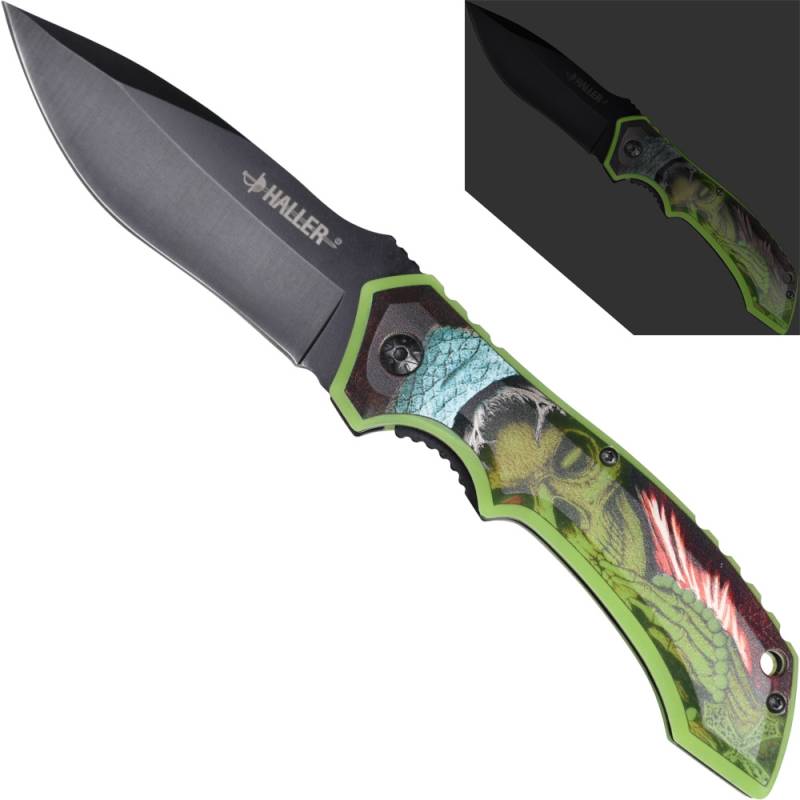 Taschenmesser glowing fluoreszierend im Dunkeln Reaper von Haller