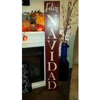 Feliz Navidad Porch Sign Merry Christmas Rustikales Rustikales Hölzernes Weihnachtsschild Beunruhigtes Holz Extra Großes Feliz Navidad Porch Sign Merry Christmas Rustikales Rustikales Hölzernes Weihnachtsschild Beunruhigtes Holz Extra Großes von HalliesCollectibles