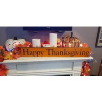 "Happy Thanksgiving Holzschild "Danke" Primitive Distressed Holz Rustikale Dekoration Urlaub Herbst Ernte Zeichen Vintage Türkei Zeichen." "Happy Thanksgiving Holzschild "Danke" Primitive Distressed Holz Rustikale Dekoration Urlaub Herbst Ernte Zeichen Vintage Türkei Zeichen." von HalliesCollectibles