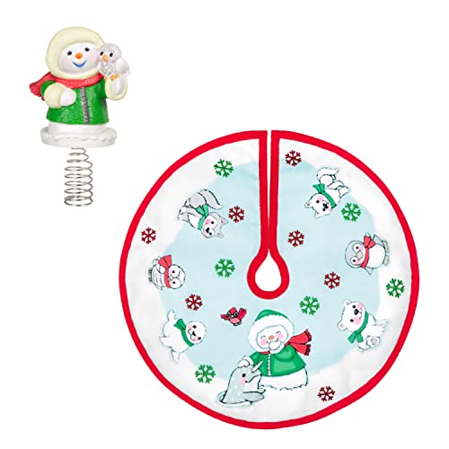 Hallmark Keepsake 2022, Miniatur Snow Buddies Baumspitze und Weihnachtsbaumrock Set Hallmark Keepsake 2022, Miniatur Snow Buddies Baumspitze und Weihnachtsbaumrock Set von Hallmark Keepsake