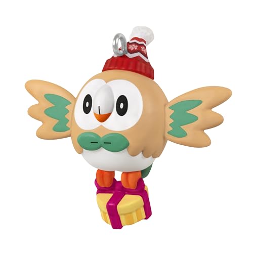 Hallmark Keepsake 3,2 cm Mini-Weihnachtsschmuck 2025, Pokémon Holiday Rowlet, Geschenke für Gamer Hallmark Keepsake 3,2 cm Mini-Weihnachtsschmuck 2025, Pokémon Holiday Rowlet, Geschenke für Gamer von Hallmark Keepsake