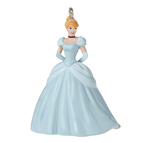 Hallmark Keepsake 3,2 cm Miniatur Weihnachten Ornament 2022 Disney Cinderella A Beauty in Blau Mini Kunststoff von Hallmark Keepsake