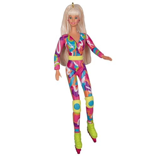 Hallmark Keepsake Barbie Hot Skatin' Barbie 2024 Weihnachtsdeko Barbie, Geschenke für sie von Hallmark Keepsake