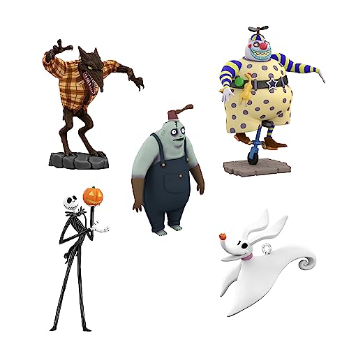 Hallmark Keepsake Halloween Ornament 2023, Disney Tim Burton's The Nightmare Before Christmas Citizens of Halloween Town, Set of 5, Gifts for Disney Fans von Hallmark Keepsake