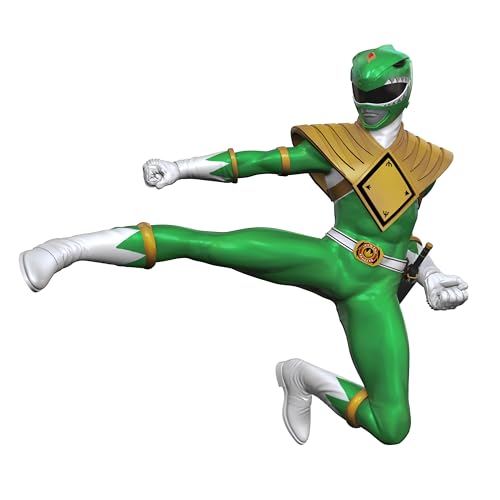 Hallmark Keepsake Hasbro Power Rangers Green Ranger, Weihnachtsschmuck 2024, Geschenke für Kinder von Hallmark Keepsake