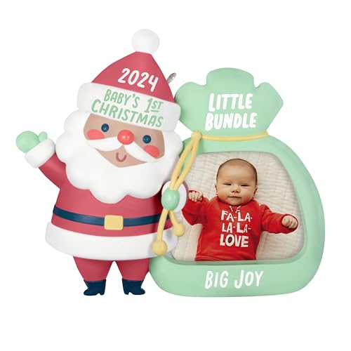 Hallmark Keepsake Little Bundle Big Joy 2024 Bilderrahmen, Weihnachtsdekoration, Geschenk für Babypartys Hallmark Keepsake Little Bundle Big Joy 2024 Bilderrahmen, Weihnachtsdekoration, Geschenk für Babypartys von Hallmark Keepsake