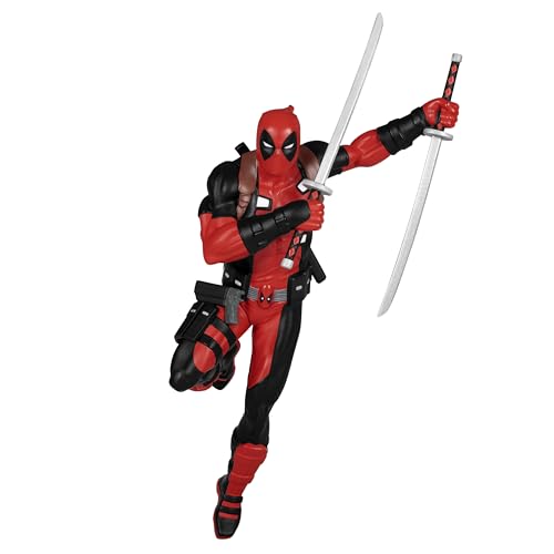 Hallmark Keepsake Marvel-Deadpool-Weihnachtsornament, 2024 Marvel-Fans: Rot, Superheld, Kunststoff, Hängend, Weihnachten Hallmark Keepsake Marvel-Deadpool-Weihnachtsornament, 2024 Marvel-Fans: Rot, Superheld, Kunststoff, Hängend, Weihnachten von Hallmark Keepsake