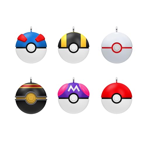 Hallmark Keepsake Mini Weihnachten Ornamente 2024 Pokémon Poké Bälle 6er Set Geschenke für Pokémon Fans Hallmark Keepsake Mini Weihnachten Ornamente 2024 Pokémon Poké Bälle 6er Set Geschenke für Pokémon Fans von Hallmark Keepsake