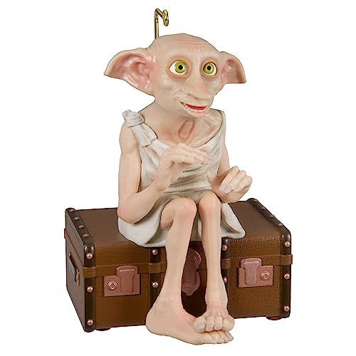 Hallmark Keepsake Weihnachten Ornament 2023 Harry Potter Ornament Dobby die Hauselfe mit Sound und Bewegung Geschenke für Harry Potter Fans von Hallmark Keepsake