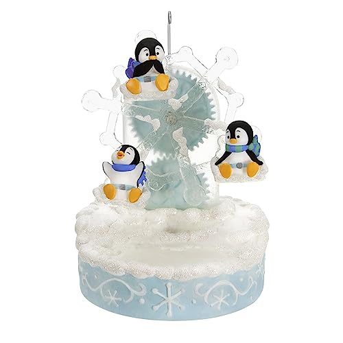 Hallmark Keepsake Weihnachten Ornament 2023 Verspielte Pinguine auf Riesenrad Musikornament mit Licht und Bewegung Geschenke für Sie Hallmark Keepsake Weihnachten Ornament 2023 Verspielte Pinguine auf Riesenrad Musikornament mit Licht und Bewegung Geschenke für Sie von Hallmark Keepsake