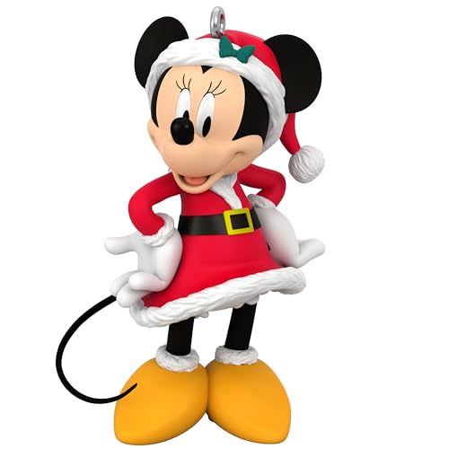 Hallmark Keepsake Weihnachtsdekoration 2024, Disney Minnie Mouse Very Merry Minnie, Geschenke für Disney-Fans: Hängender Schmuck aus Kunststoff mit Aufhänger, Weihnachten Hallmark Keepsake Weihnachtsdekoration 2024, Disney Minnie Mouse Very Merry Minnie, Geschenke für Disney-Fans: Hängender Schmuck aus Kunststoff mit Aufhänger, Weihnachten von Hallmark Keepsake