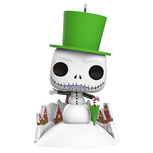 Hallmark Keepsake Weihnachtsdekoration 2024, Disney Tim Burtons The Nightmare Before Christmas Jack Skellington Snowman Funko Pop!, Geschenke für Disney-Fans Hallmark Keepsake Weihnachtsdekoration 2024, Disney Tim Burtons The Nightmare Before Christmas Jack Skellington Snowman Funko Pop!, Geschenke für Disney-Fans von Hallmark Keepsake