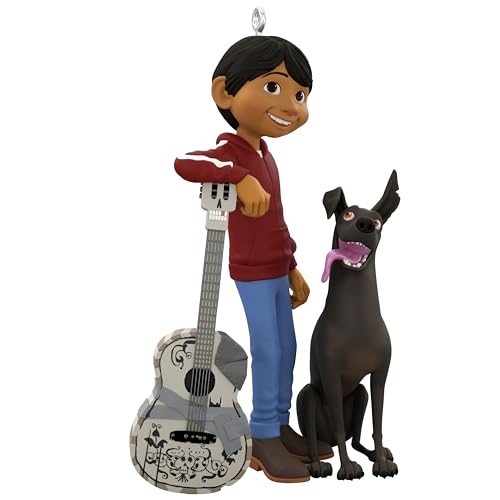 Hallmark Keepsake Weihnachtsdekoration 2024, Disney und Pixar Coco Miguel und Dante, Geschenke für Disney-Fans von Hallmark Keepsake