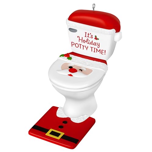 Hallmark Keepsake Weihnachtsdekoration 2024, It's Holiday Potty Time, lustige Geschenke von Hallmark Keepsake