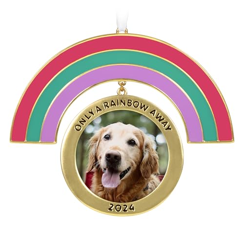 Hallmark Keepsake Weihnachtsschmuck 2024, Only a Rainbow Away Bilderrahmen, Metall, Haustiergeschenk Hallmark Keepsake Weihnachtsschmuck 2024, Only a Rainbow Away Bilderrahmen, Metall, Haustiergeschenk von Hallmark Keepsake