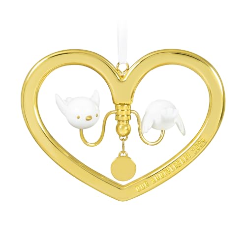 Hallmark Keepsake Weihnachtsschmuck 2024, Unser Jahrestag, Metall, Geschenk für Paare von Hallmark Keepsake