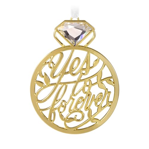 Hallmark Keepsake Weihnachtsschmuck 2024, Unsere Verlobung, Metall, Geschenk für Paare von Hallmark Keepsake