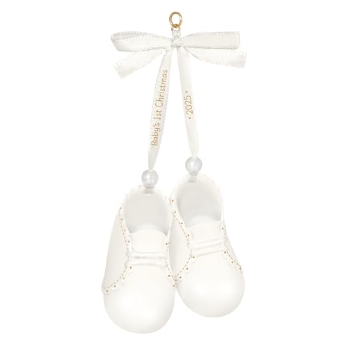 Hallmark Keepsake Weihnachtsschmuck 2025, Babyschuhe 1. Weihnachten 2025, Porzellan, Geschenk für Neugeborene Hallmark Keepsake Weihnachtsschmuck 2025, Babyschuhe 1. Weihnachten 2025, Porzellan, Geschenk für Neugeborene von Hallmark Keepsake