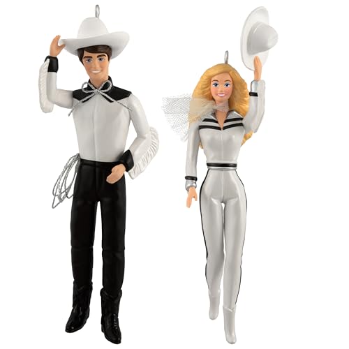 Hallmark Keepsake Weihnachtsschmuck 2025 Barbie und Ken Western Stars 2er Set Geschenke für Barbie Fans von Hallmark Keepsake