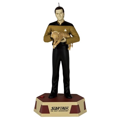 Hallmark Keepsake Weihnachtsschmuck Star Trek The Next Generation Data's Ode to Spot mit Sound Geschenke für Trekkies von Hallmark Keepsake