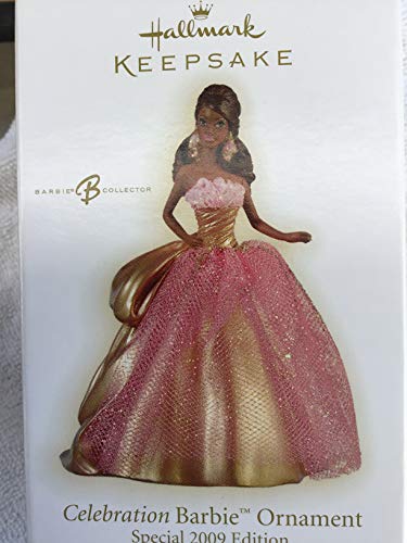 Celebration Barbie Special 2009 Hallmark Ornament African American - QXI1352 [Special Edition] von Hallmark