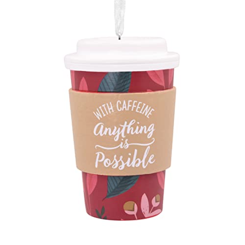 Hallmark Anything is Possible with Coffee Cup Christmas Ornament 25574061 H 7.6cm by W 5.1cm by L 5.1cm von Hallmark