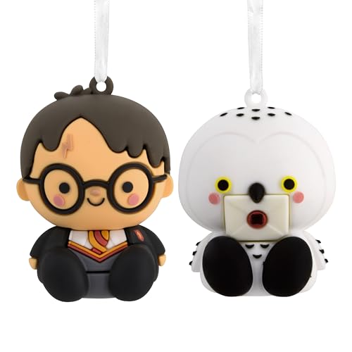 Hallmark Better Together Harry Potter und Hedwig Magnetische Weihnachtsschmuck, 2er-Set von Hallmark