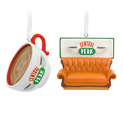 Hallmark Friends Central Perk Cafe Kaffeetasse und Couch Weihnachtsschmuck, 2 Stück von Hallmark