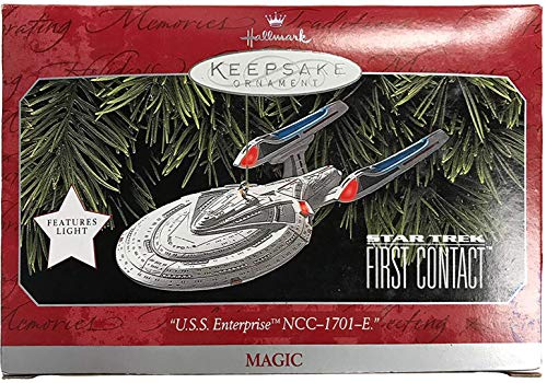 Hallmark Keepsake Magic Ornament Star Trek First Contact USS Enterprise NCC-1701-E - 1998 Hallmark Keepsake Magic Ornament Star Trek First Contact USS Enterprise NCC-1701-E - 1998 von Hallmark