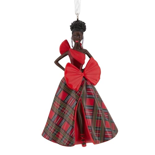 Hallmark Mattel Afroamerikanische Barbie-Weihnachtsdekoration von Hallmark