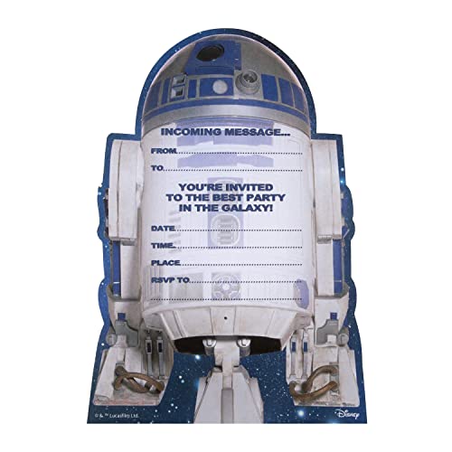 Hallmark Star Wars Einladungskarten für Geburtstagsparty, mittelgroß, 20 Stück von Hallmark