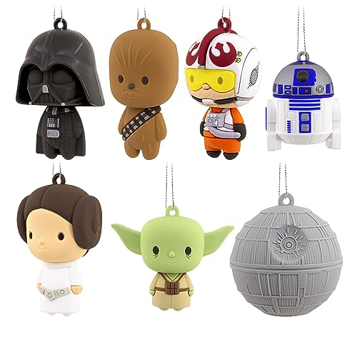 Hallmark Star Wars Set 1 Mystery Christmas Ornaments, 2er Set, bruchsicher von Hallmark