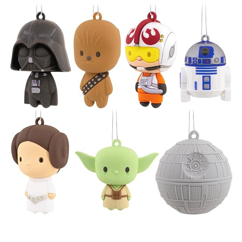 Hallmark Star Wars Set 1 Mystery Christmas Ornaments, 2er Set, bruchsicher von Hallmark
